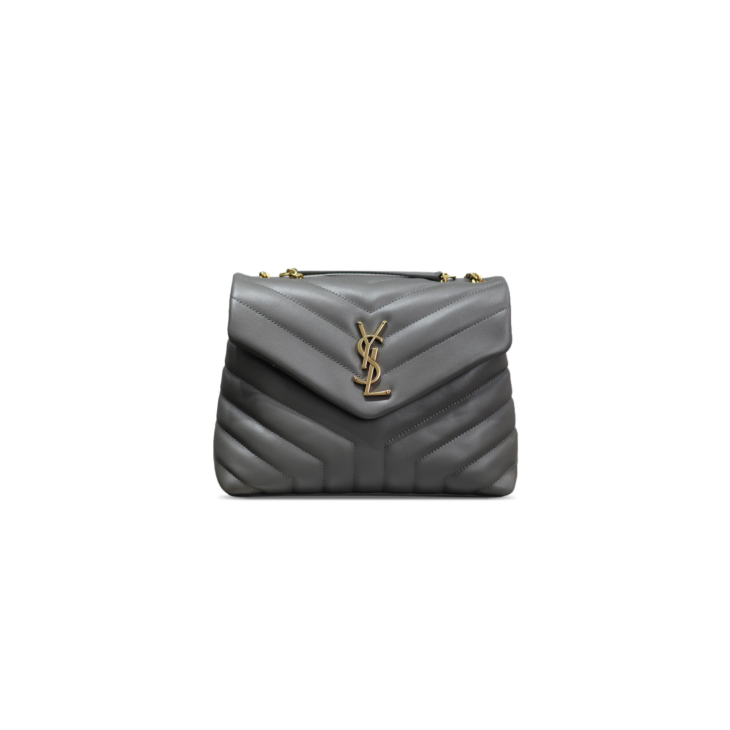 YSL LOULOU SMALL IN QUILTED LEATHER 494699 (23*17*9cm)
